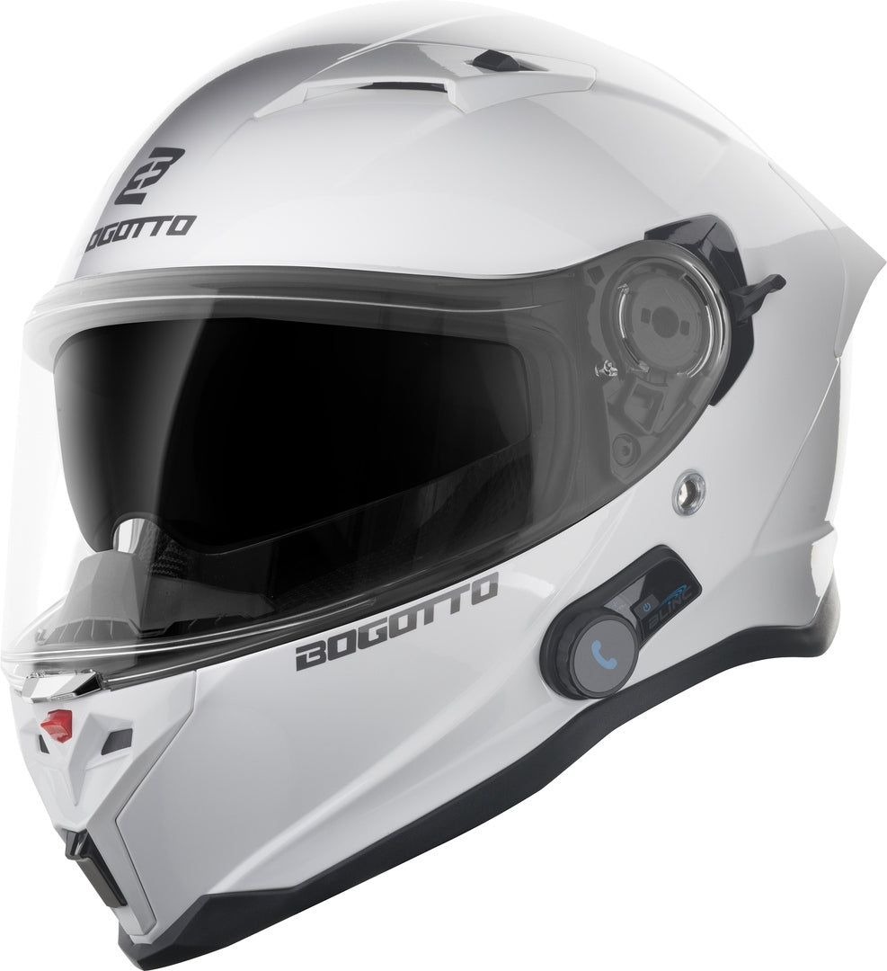 bianco wireless bluetooth bike helmet Bogotto H153 BT Bluetooth Helmet
