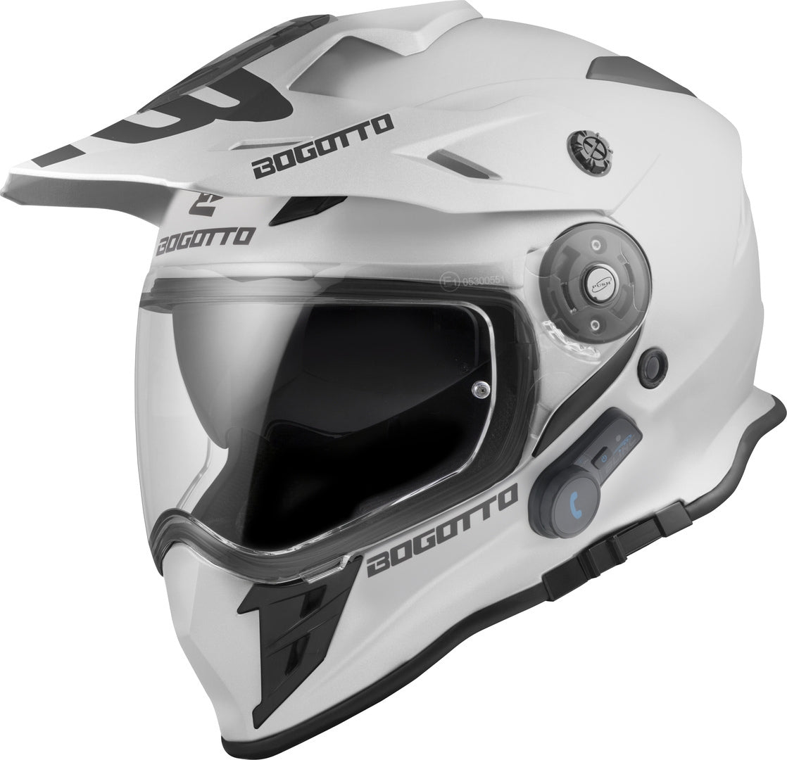 Bogotto H331 BT Enduro Helm Mit Bluetooth - Integrierte Sprechanlage, ECE 22.06