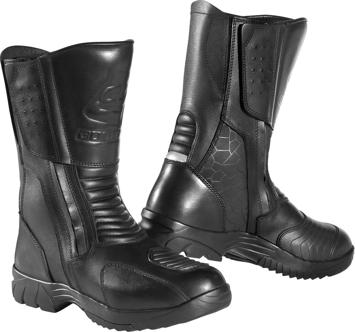 Bogotto Tour waterproof Motorcycle Boots#color_black