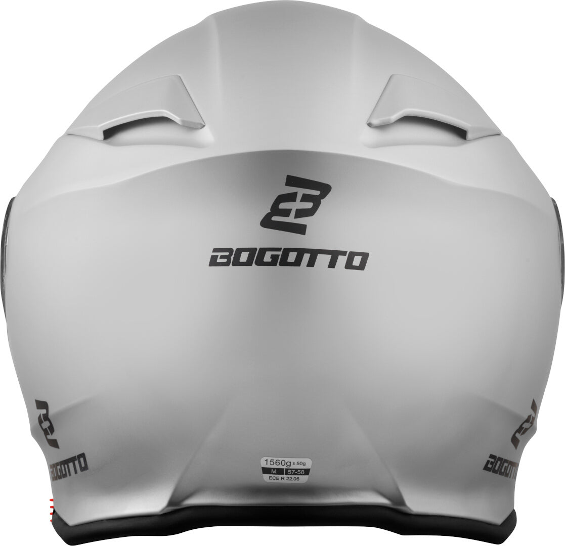 Bogotto H271 Helmet#color_silver-matt