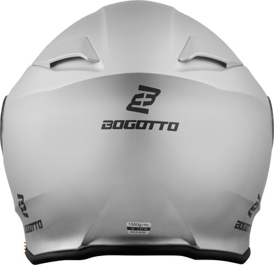 Bogotto H271 Helmet#color_silver-matt