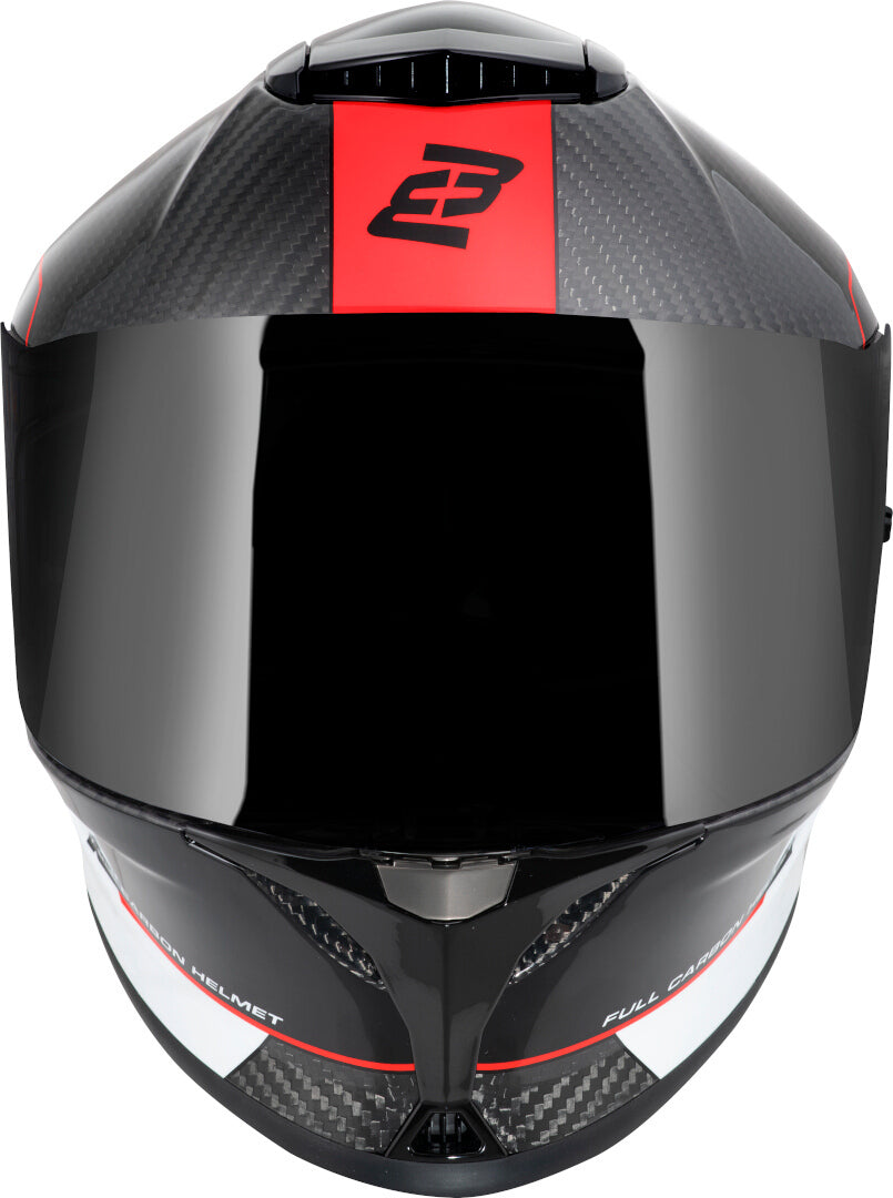 Bogotto Phantom Carbon Combo Helmet#color_black-red-white