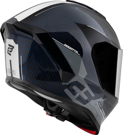 Bogotto Phantom Carbon Combo Helmet#color_blue-black-white