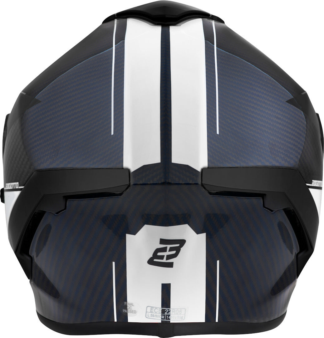 Bogotto Phantom Combo Carbon Helmet#color_blue-black-white