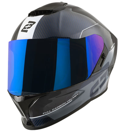 Bogotto Phantom Combo Carbon Helmet#color_blue-black-white