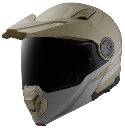 Bogotto FG-102 Fiberglass Flip-Up Helmet#color_brown-matt