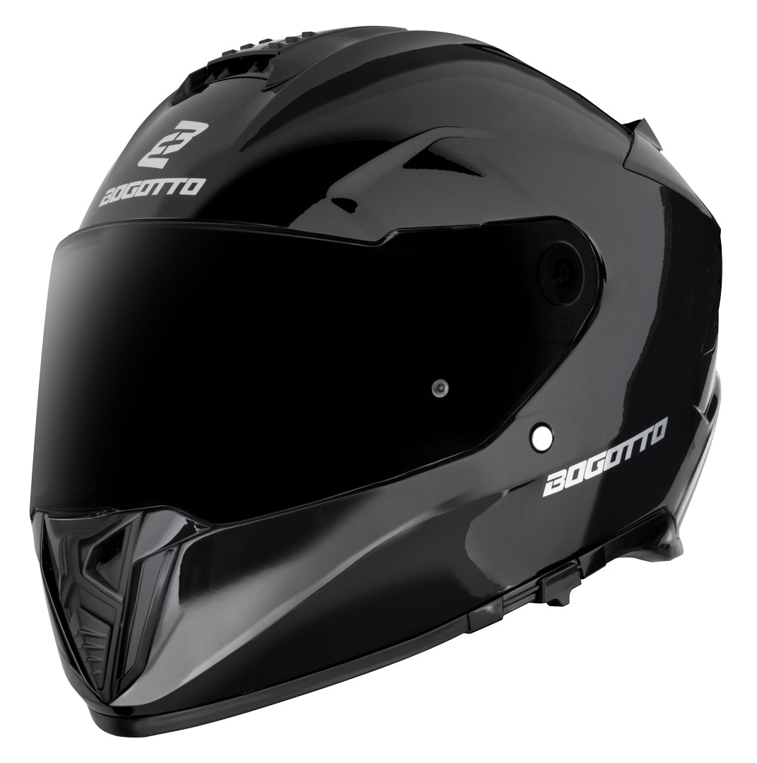 Bogotto FF122 SVK Solid Helmet#color_black