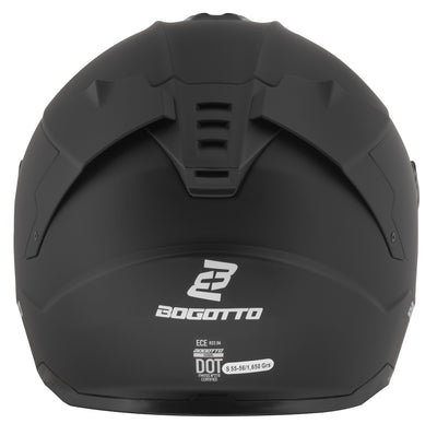 Bogotto FF122 SVK Solid Helmet#color_black-matt