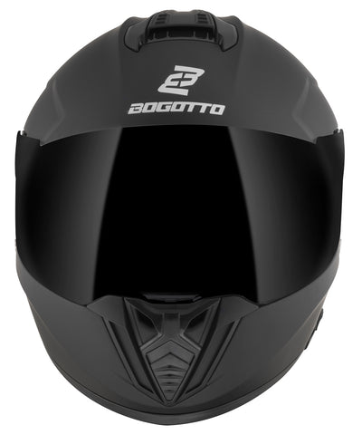 Bogotto FF122 SVK Solid Helmet#color_black-matt