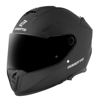 Bogotto FF122 SVK Solid Helmet#color_black-matt