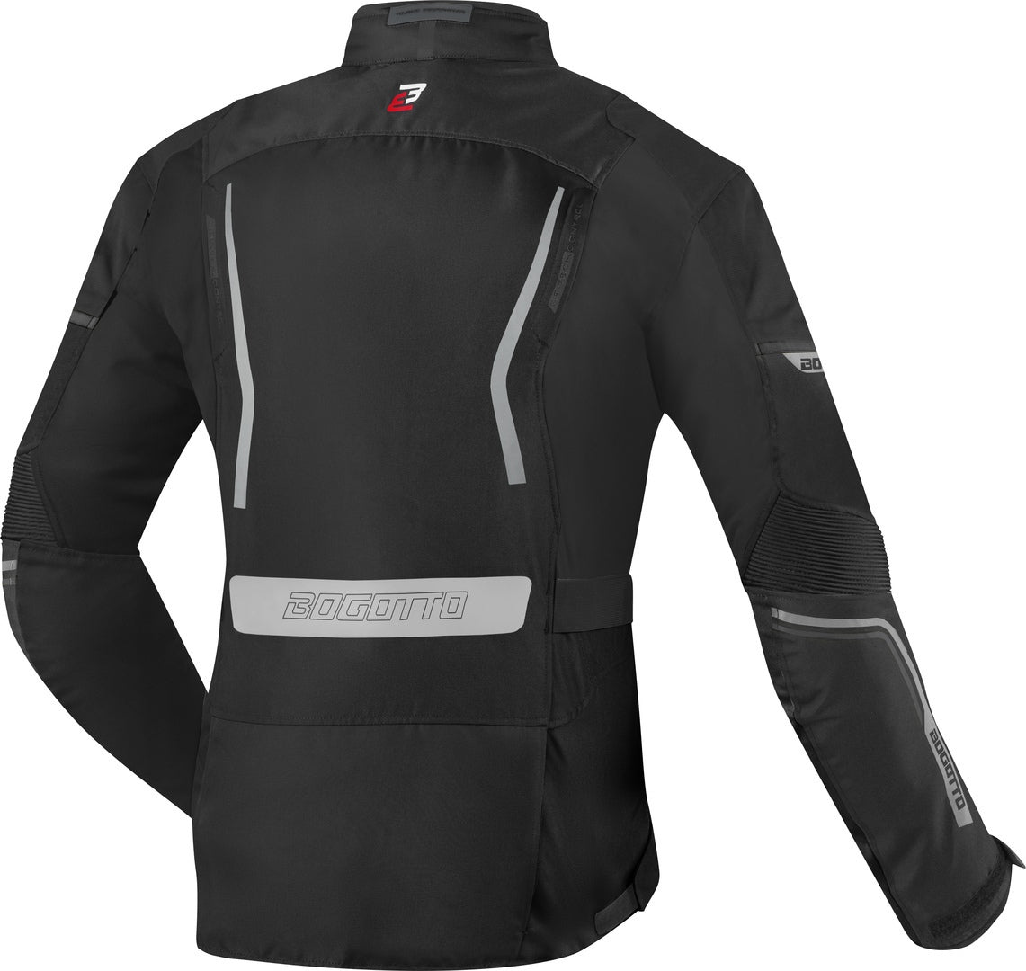 Bogotto Aveno waterproof 3in1 waterproof Ladies Motorcycle Textile Jacket#color_black