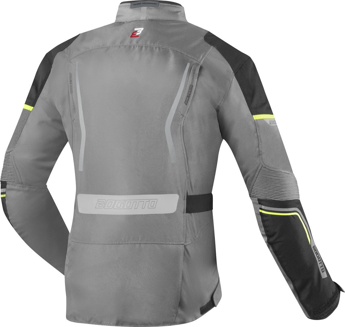 Bogotto Aveno waterproof 3in1 waterproof Ladies Motorcycle Textile Jacket#color_titanium