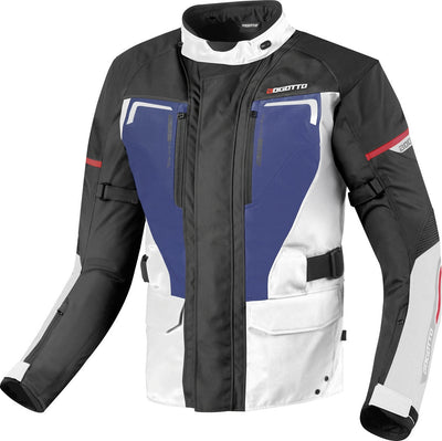 Bogotto Aveno waterproof 3in1 waterproof Motorcycle Textile Jacket#color_blue-black