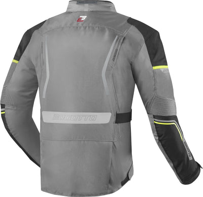 Bogotto Aveno waterproof 3in1 waterproof Motorcycle Textile Jacket#color_titanium