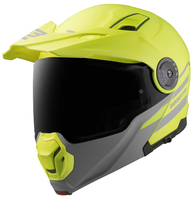 Bogotto FG-102 Fiberglass Flip-Up Helmet#color_yellow-matt