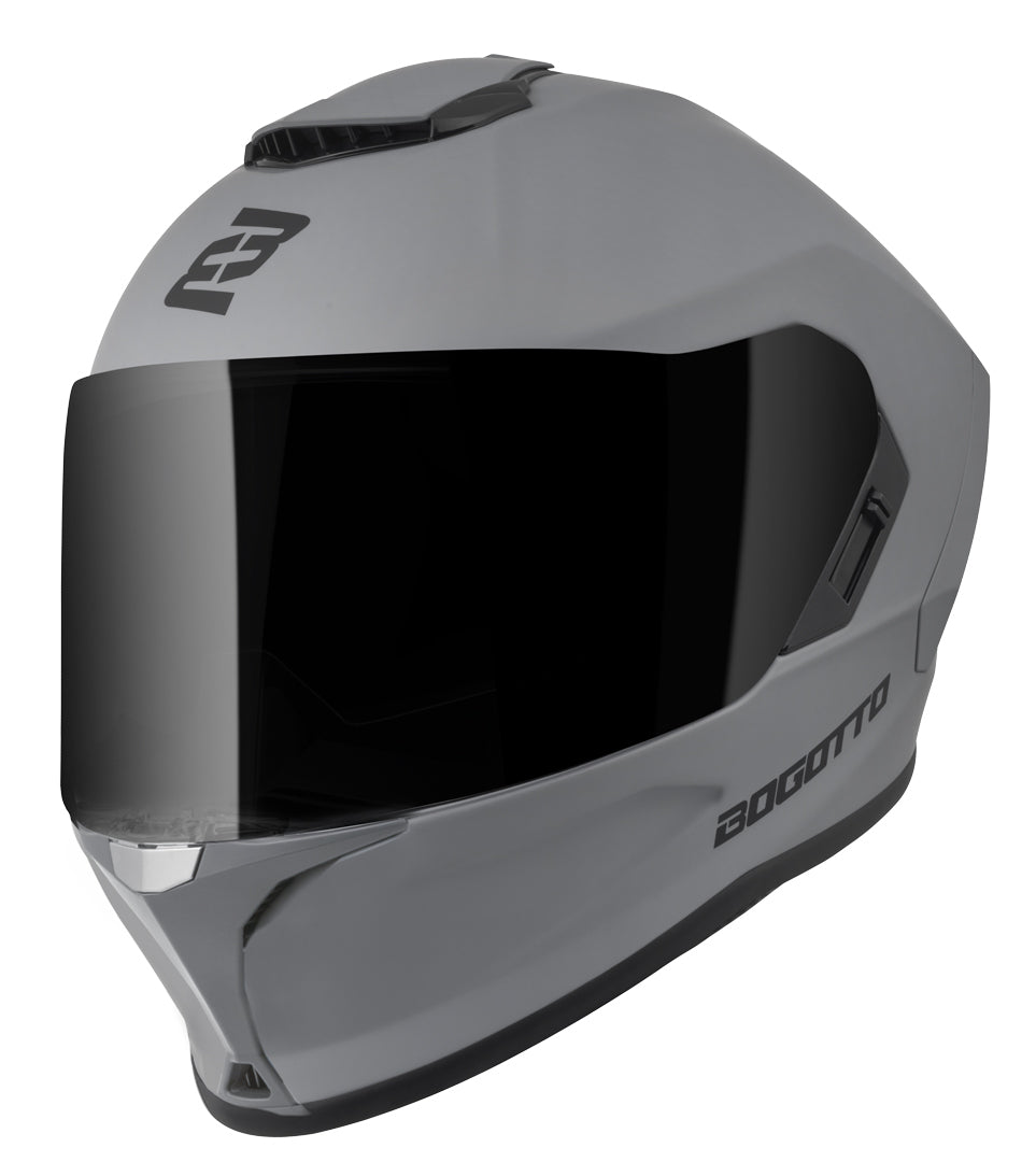 Bogotto Phantom Fiberglass Helmet#color_anthracite-matt