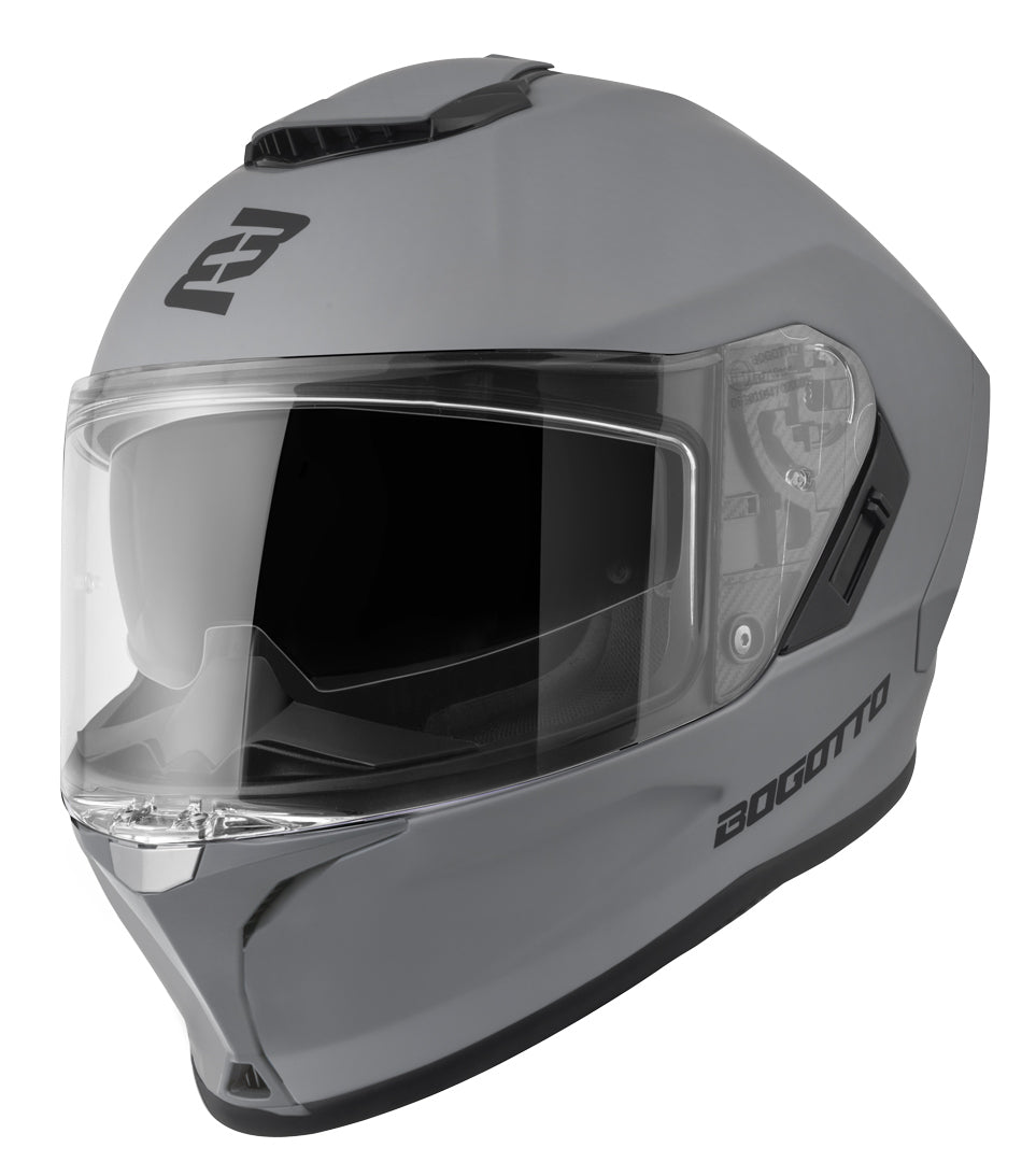 Bogotto Phantom Fiberglass Helmet#color_anthracite-matt