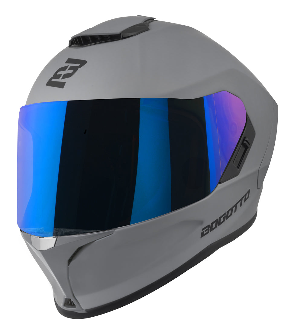 Bogotto Phantom Fiberglass Helmet#color_anthracite-matt