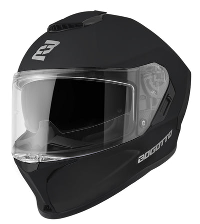 Bogotto Phantom Fiberglass Helmet#color_black-matt