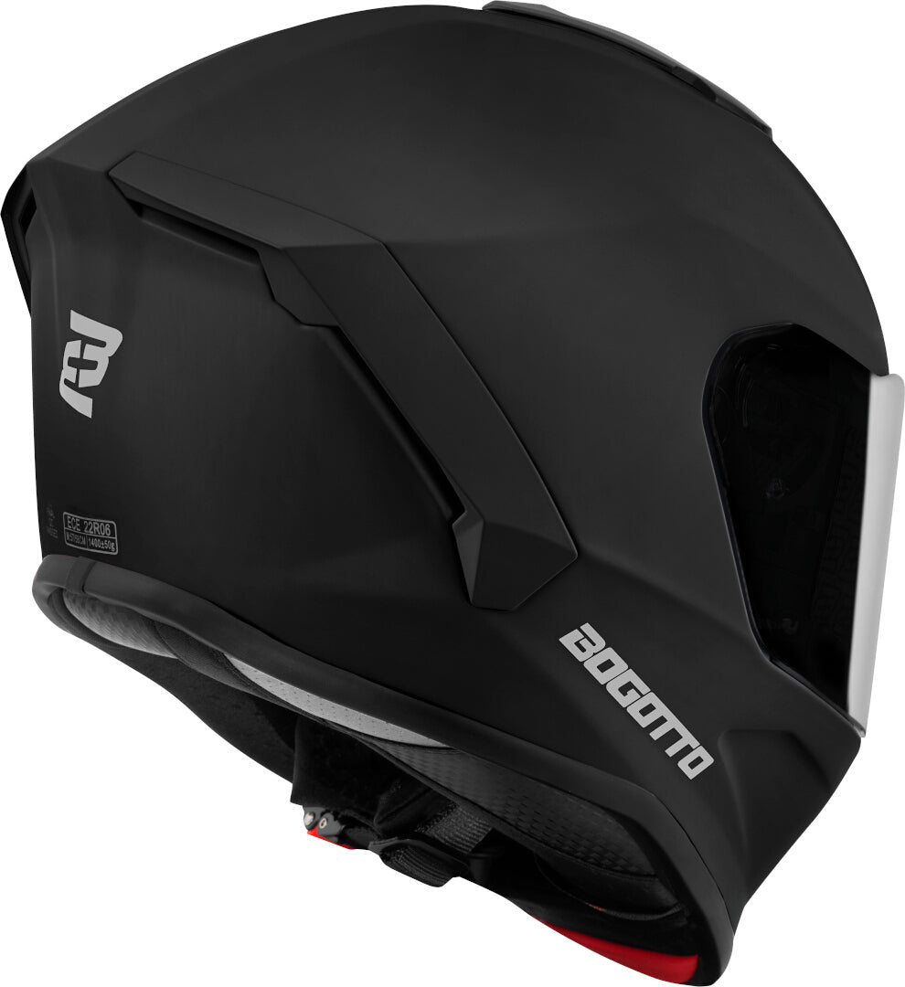 Bogotto Phantom Fiberglass Helmet#color_black-matt