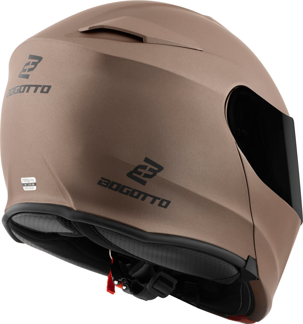 Bogotto H271 BT Bluetooth Helmet#color_brown-matt