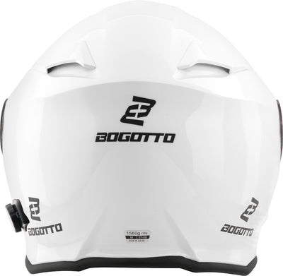 Bogotto H271 BT Bluetooth Helmet#color_white