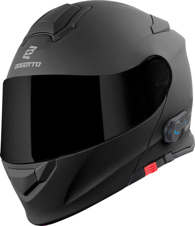 Bogotto H271 BT Bluetooth Helmet#color_black-matt