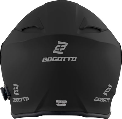 Bogotto H271 BT Bluetooth Helmet#color_black-matt