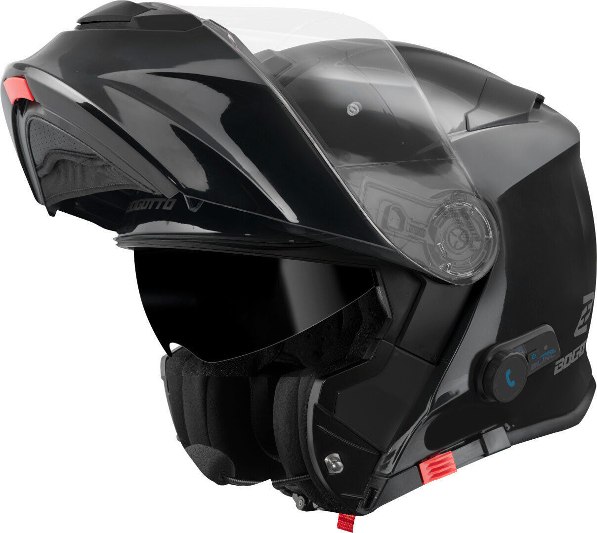 Bogotto H271 BT Bluetooth Helmet#color_black