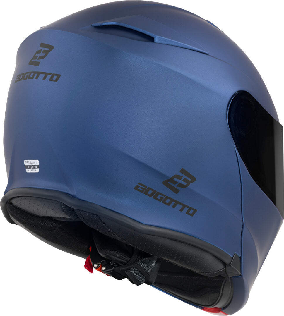 Bogotto H271 Helmet#color_blue-matt