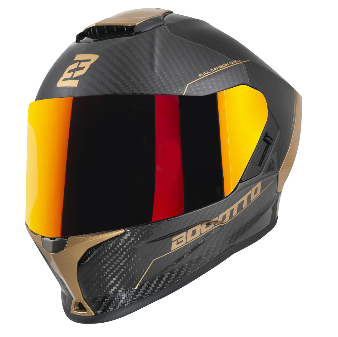 Bogotto Phantom Carbon Helmet#color_black-gold