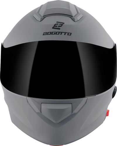 Bogotto H271 BT Bluetooth Helmet#color_grey-matt