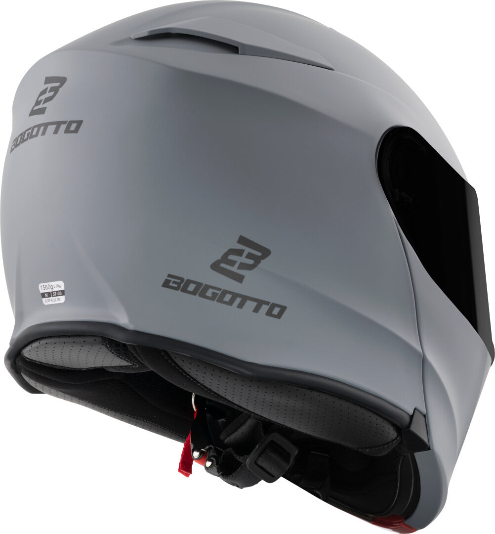 Bogotto H271 BT Bluetooth Helmet#color_grey-matt