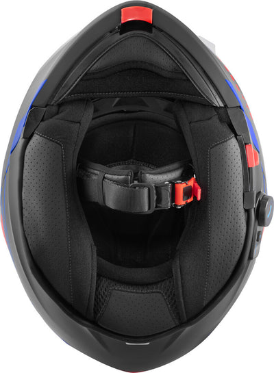 Bogotto H271 Taog Bluetooth Helmet#color_black-matt-red-blue