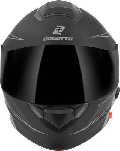 Bogotto H271 Taog Bluetooth Helmet#color_black-matt-grey