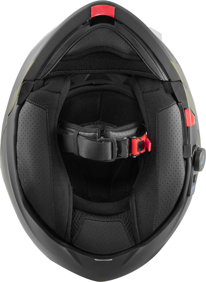 Bogotto H271 Taog Bluetooth Helmet#color_black-matt-green