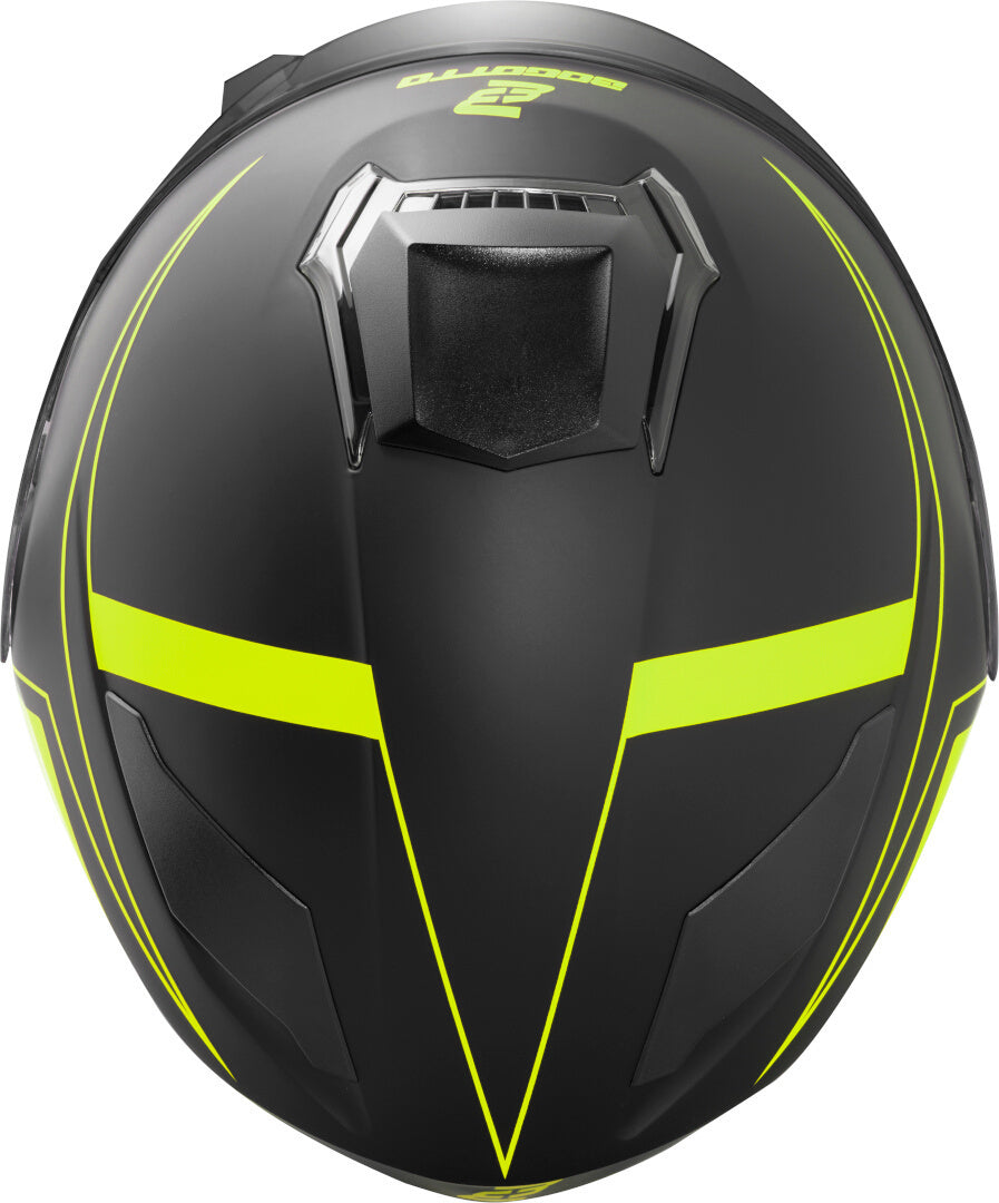 Bogotto H271 Taog Bluetooth Helmet#color_black-matt-yellow