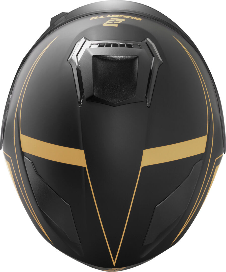 Bogotto H271 Taog Bluetooth Helmet#color_black-matt-gold