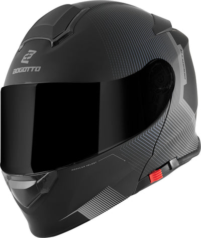 Bogotto H271 Wayke Helmet#color_black-matt-grey