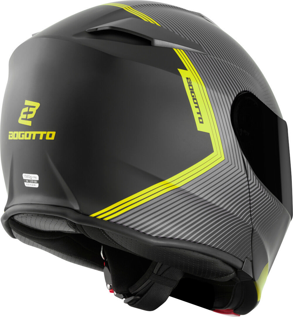 Bogotto H271 Wayke Helmet#color_black-matt-yellow