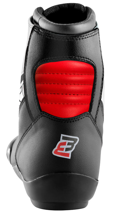 Bogotto Lap Motorcycle Shoes#color_white-black-red