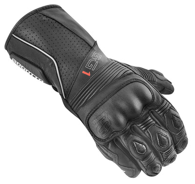 Bogotto Sprint perforated Motorcycle Gloves#color_black