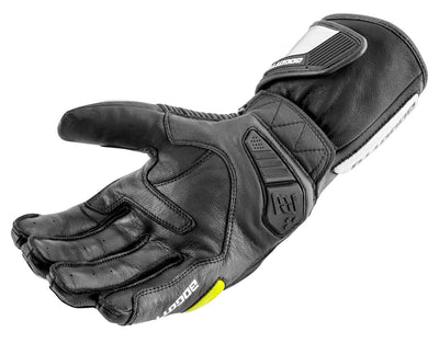 Bogotto Sprint perforated Motorcycle Gloves#color_black-neon