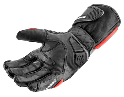 Bogotto Sprint perforated Motorcycle Gloves#color_black-red