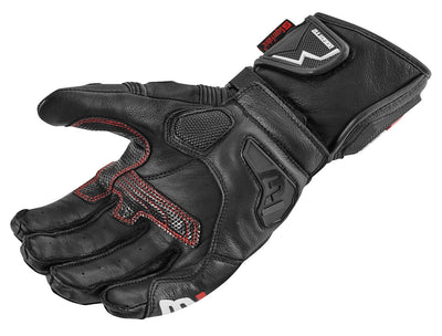 Bogotto Monza perforated Motorcycle Gloves#color_black