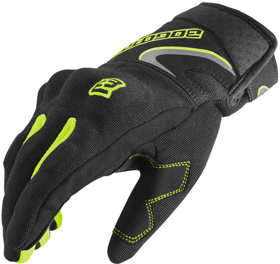 Bogotto F-ST Motorcycle Gloves#color_black-yellow