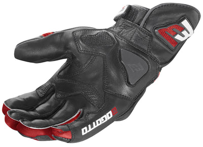 Bogotto Grand Champ Motorcycle Gloves#color_black-red