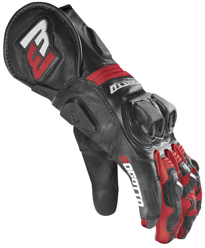 Bogotto Grand Champ Motorcycle Gloves#color_black-red