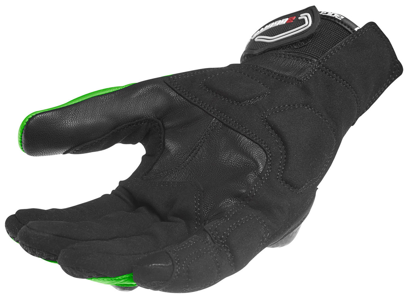 Bogotto Flint Motorcycle Gloves#color_black-green