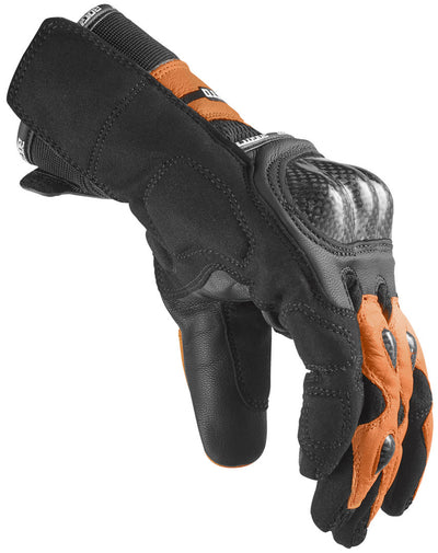 Bogotto Flint Motorcycle Gloves#color_black-orange